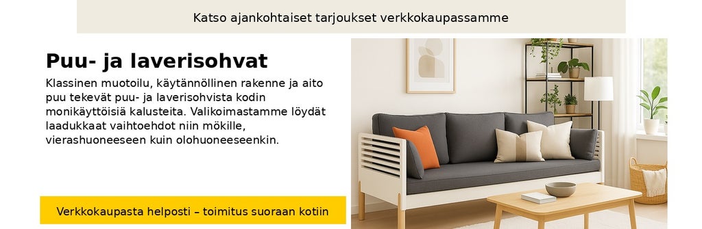 Puu- ja laverisohvat