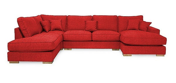 Elegant XXL U-kulmadivaani